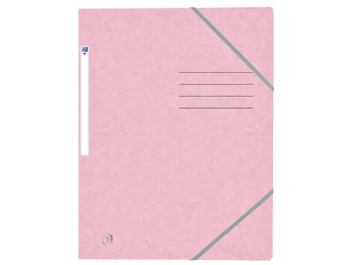 Elastomap Oxford Top File+ A4 pastel roze karton