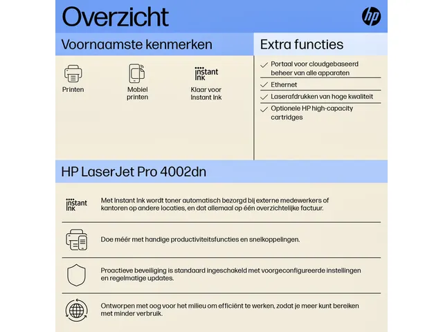 Printer laser HP LaserJet 4002dn