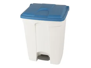 pedaalemmer,1x70l,HxBxD 673x495x412mm,romp PP wit,deksel PP blauw - 2