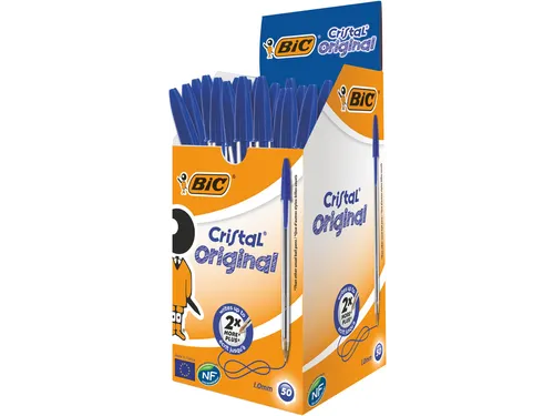 Balpen Bic Cristal medium blauw