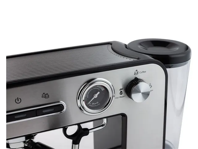 Tornado 5-in-1 koffiemachine 19 bar zwart RVS