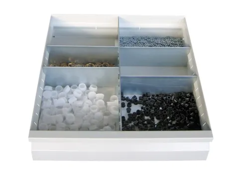 Sleufscheidingswandset,1Xsleufwand/4Xscheidingsplaat