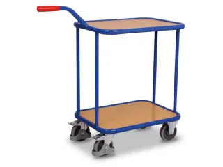 Platformwagen Duwstang 200kg Laadvlak 605x450mm 4 Wielen - 2