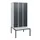 locker met bank,HxBxD 1950x900x815mm,3vak,vak B 300mm,cil.-slot