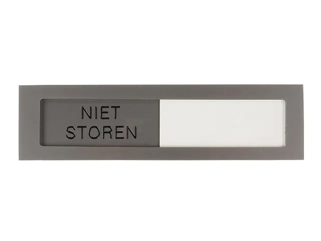 Infobord Deurbordje Niet Storen 150x40mm
