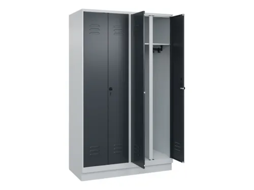 locker voor scheiding van kleding,HxBxD 1950x1200x500mm,4vak