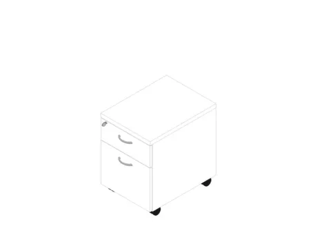 mobiel ladeblok,HxBxD 580x420x560mm,1lade(n),1hangmappenframes