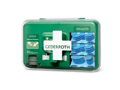 Wond dispenser Cederroth Salvequick blauw