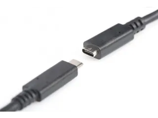 USB Type-C verlengkabel Type C St/Bu 2m 3A 480MB Versie 2.0 Zwart - 4