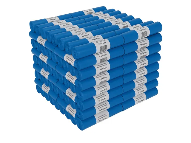 Afvalzak Cleaninq 70x110cm HDPE T25 120 Liter blauw Voordeelbundel