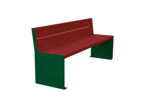 zitbank,B 1200mm,3latten,hout-zitting Mahonie,zitting H 450mm
