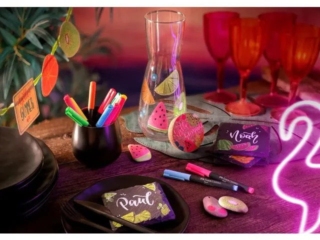 Marker Faber-Castell Neon Yellow Me Happy