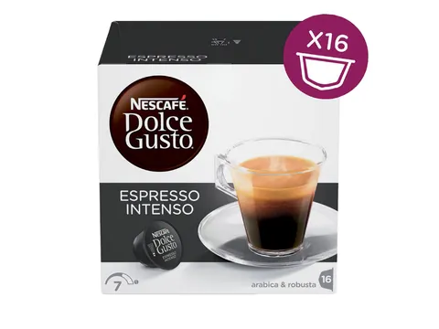 Koffiecups Dolce Gusto espresso intenso 16 stuks