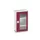 vitrinekast 900x525x350mm 2xStalen bodem romp RAL7035 front RAL3004