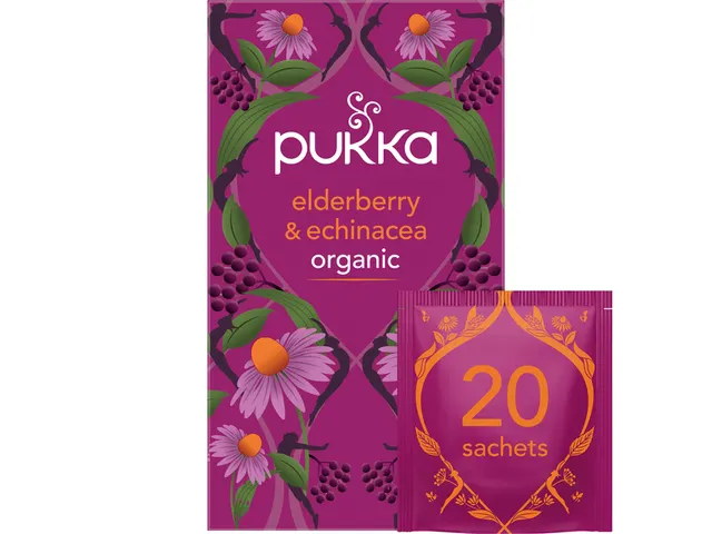 Thee Pukka elderberry en echinacea 20 zakjes