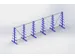 Rayonnage Canitlever Universel Double Face Hxlxp 2000X6750X1090Mm