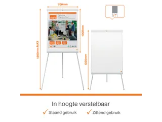 Flipover Nobo Premium Plus staal driepootstatief - 12