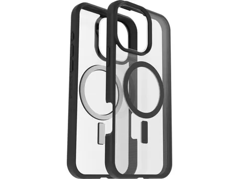 React Mag iPhone 16 Pro Max Hoesje Black crystal
