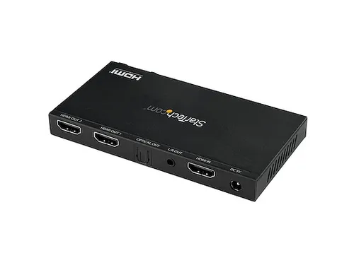 HDMI splitter 2-poorts 4K 60Hz met ingebouwde scaler
