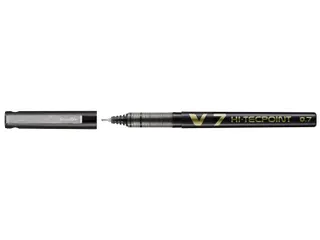 Rollerpen Pilot Hi-Tecpoint V7 0.7mm Medium punt Zwart - 1