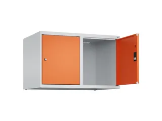 opzetkast,v. locker,2vak.,vak B 400mm,HxBxD 500x800x500mm,vleugeldeur - 2