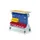 Rastermobil hxbxd 930x1000x500mm 2Geperforeerde Platen/2Sleufplaten