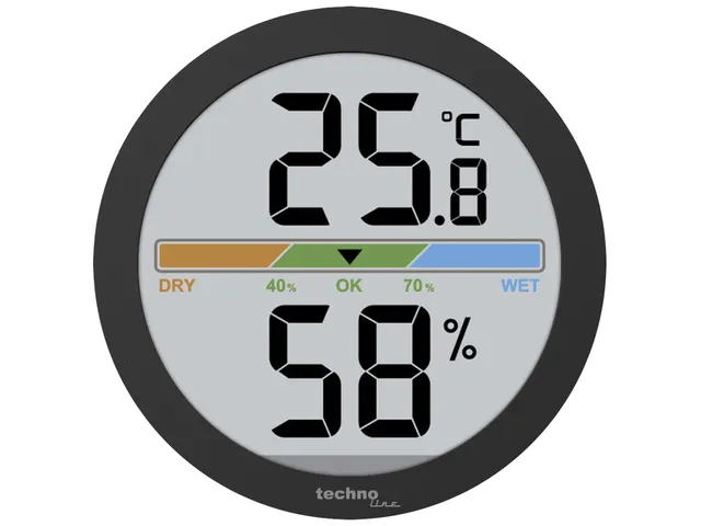 Thermometer Technoline WS 9418 60x60x15mm zwart
