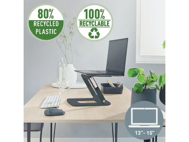 Support ordinateur portable Leitz Ergo Multi-angles réglable gris