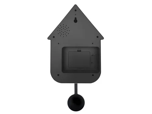 Wandklok NeXtime Twitter 21,5x41,5 cm zwart