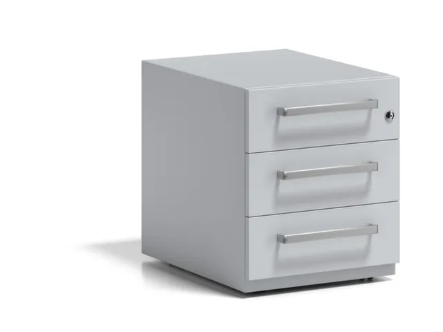 mobiel ladeblok,HxBxD 495x420x565mm,3lade(n),m. beugelgreep,cil.-slot