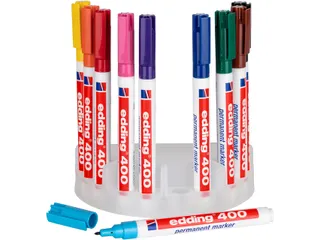 Viltstift edding 400 rond 1mm assorti - 2