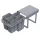 Inbouwafvalbak 4x8 liter Grijs