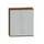 Kantoorkast 1150x1000x430mm Decor Romp Noten Decor Front Lichtgrijs