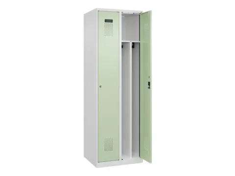 locker voor scheiding van kleding,HxBxD 1850x600x500mm,2vak