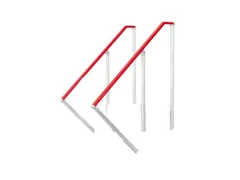 Main courante p. escalier mobile p. 4marches