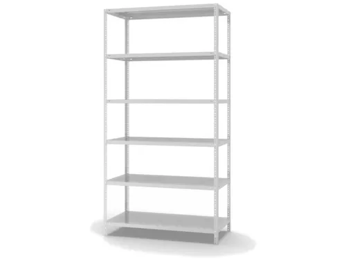 magazijnstelling,grondveld,HxBxD 2500x1300x600mm,vaklast 125kg
