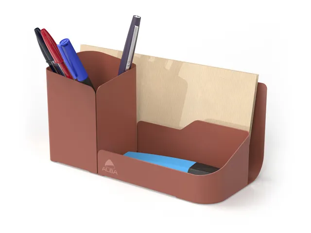 ODTRI bureauorganizer metaal terracotta