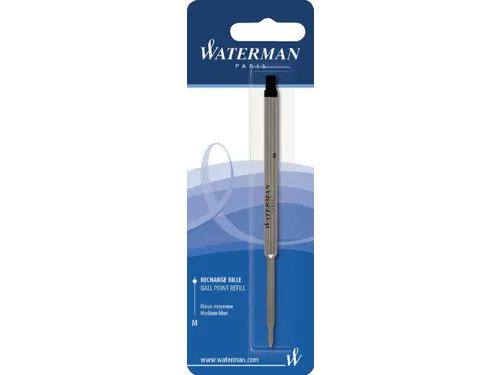 Balpenvulling Waterman medium blauw blister à 1 stuk
