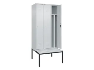 locker voor scheiding van kleding,HxBxD 2120x900x815mm,3vak - 2