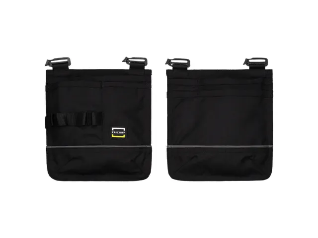 Tricorp 652012 Swing Pockets Cordura Toolpocket Zwart set van 2