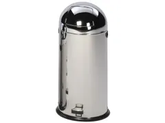 Push & Kick Afvalbak Rvs 33 Liter Hxd 690x375mm Met Voetpedaal