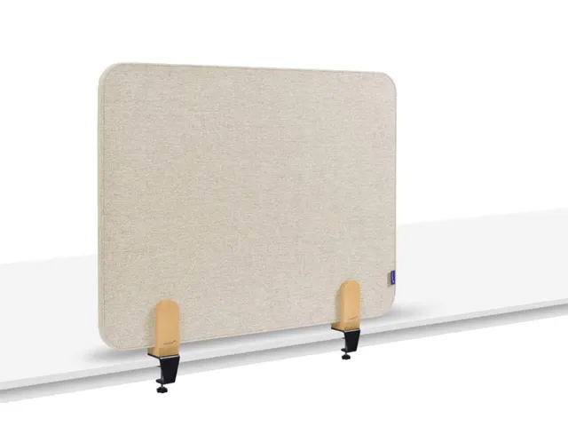 Séparateur de bureau Elements Acoustique 60x80cm Beige Pinces