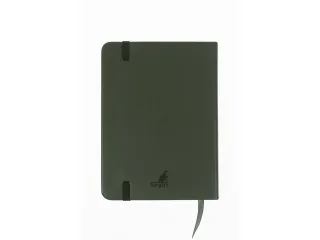 Schetsboek Kangaro A6 forest green PU HC 80 vel 140gr roomwit met elas - 5