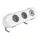 Desktop stekkerdoos Power Polar 2-voudig Penaarde + USB A en C 25W Wit