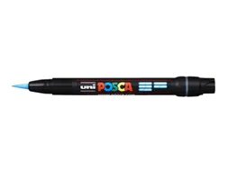Brushverfstift Posca PCF350 Penseelpunt 1-10mm Lichtblauw