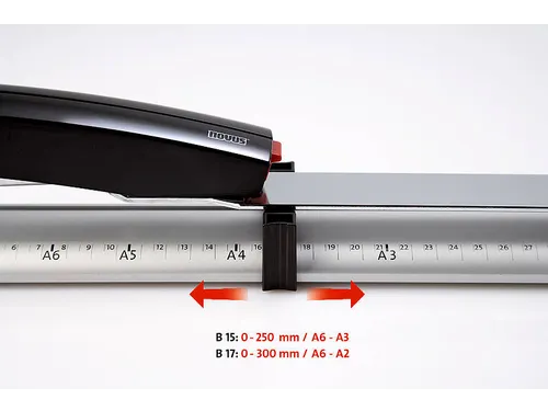 NOVUS Nietmachine B17 | Zwart/grey