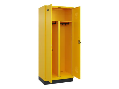 PBM-locker,HxBxD 1950x800x500mm,2vak,vak B 400mm,draaigrendel