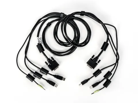 Vertiv Avocent CBL0146, 1,8 m, USB, USB, DVI-D, USB, 1-DVI-D, 2-USB, 1