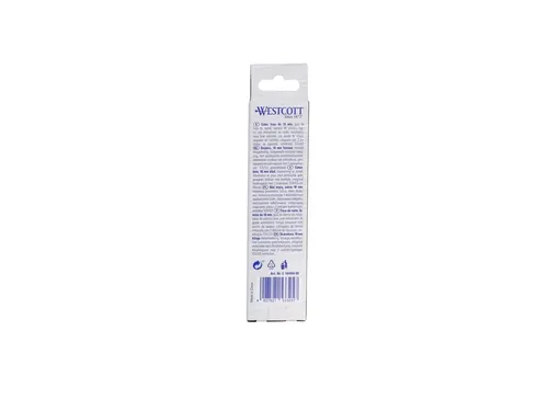 Snijmes Westcott premium 18mm met schuifsluiting rood