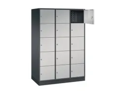 grootvolume-lockersysteem,HxBxD 1950x1220x600mm,3x5vakken,cil.-slot